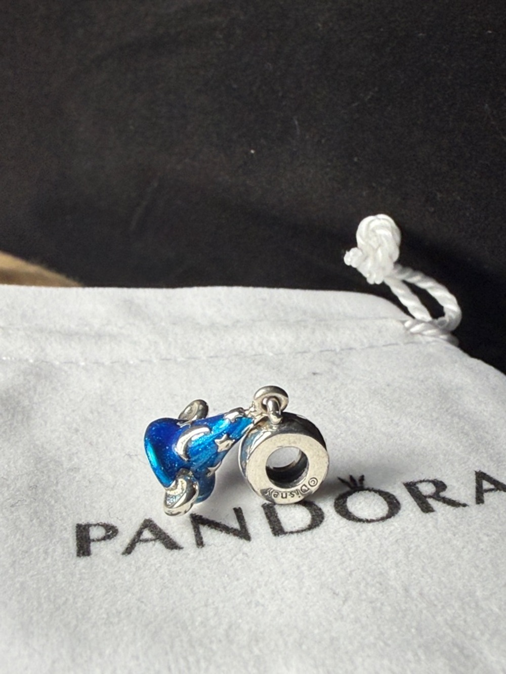 Pandora Blue Enamel Sorcerer Hat Dangle Charm